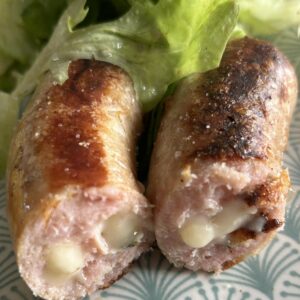 Boudin au fromage à griller BBQ