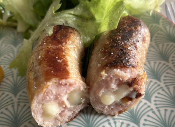 Boudin au fromage à griller BBQ