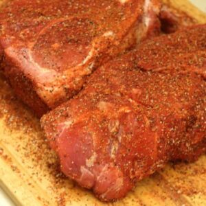 Côte de porc marinées