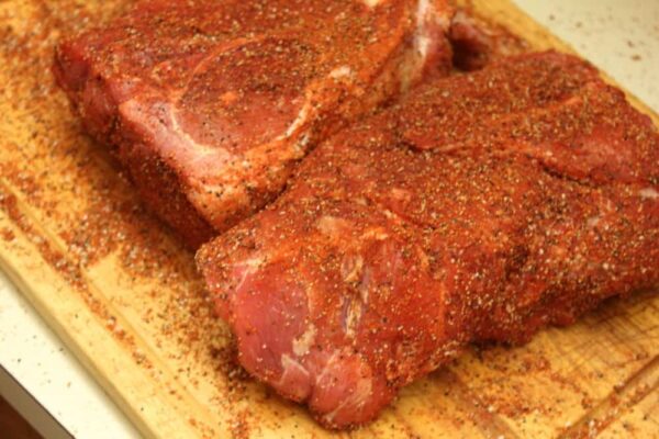 Côte de porc marinées
