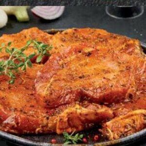 Pavé de porc mariné